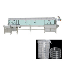 55mm 90mm 150mm Petri dish culture media production line